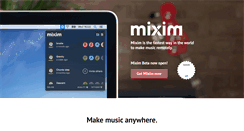Desktop Screenshot of getmixim.com